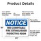 Signmission Mri Compatible Fire Extinguisher Inside Mri Room OSHA Notice Sign, Aluminum, 24in W x 18in L, 2PK OS-2PACK-NS-A-1824-L-14262 - alternate 5